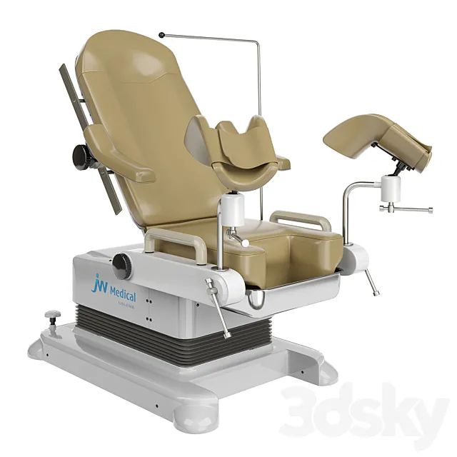 Gynecological chair JW Medical E-1000 3ds Max