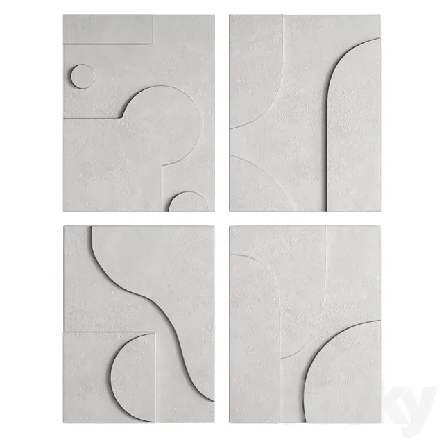 Gypsum panel 3ds Max