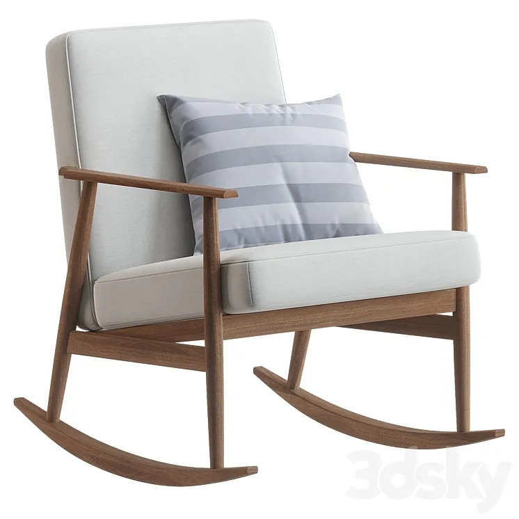 H. Lis Fox Rocking Chair 3DS Max Model