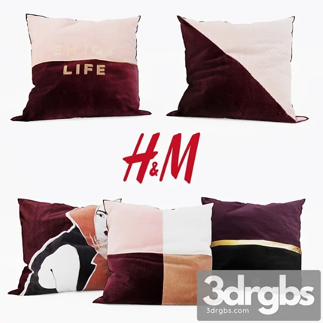 H & m home – decorative set 1 3dsmax Download
