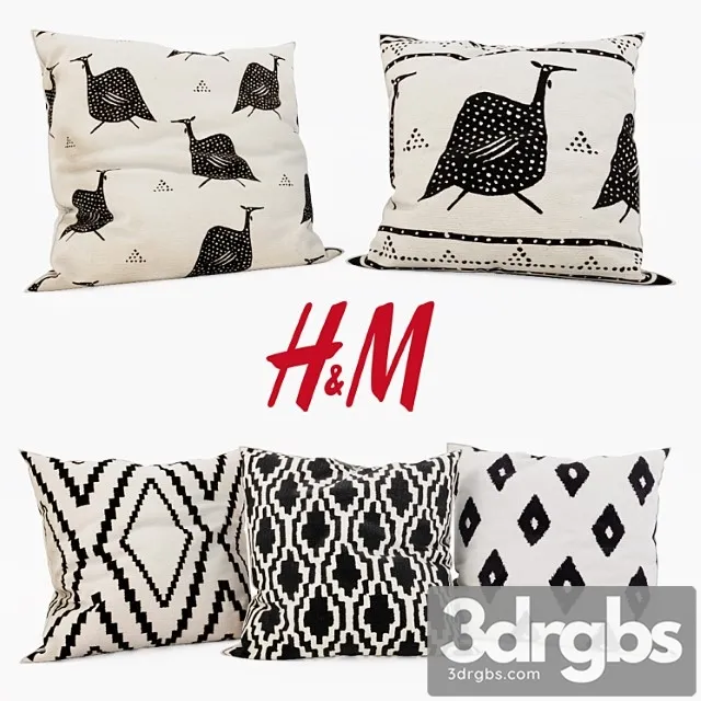 H & m home – decorative set 4 3dsmax Download