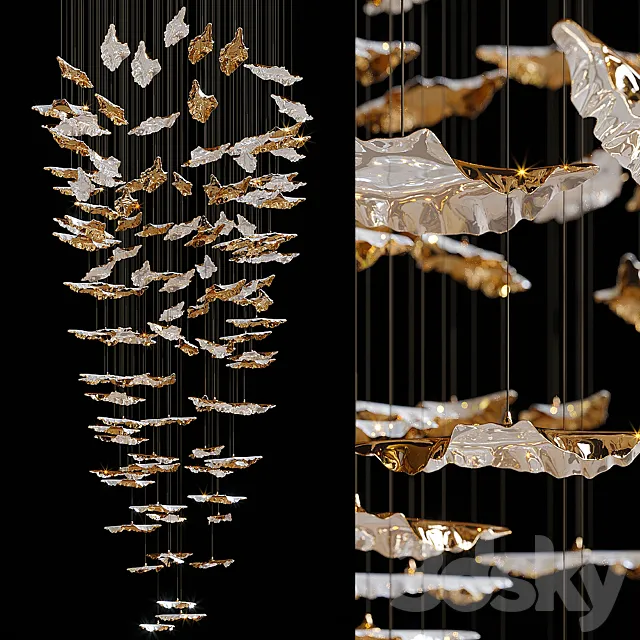 Haberdashery Luxury Leaf Fall 3ds Max