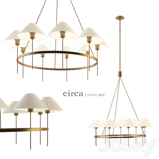 Hackney Large Chandelier 3ds Max