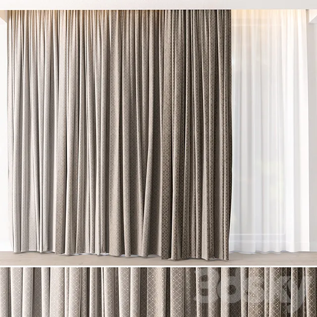 Hadi Curtains 18 3DS Max Model