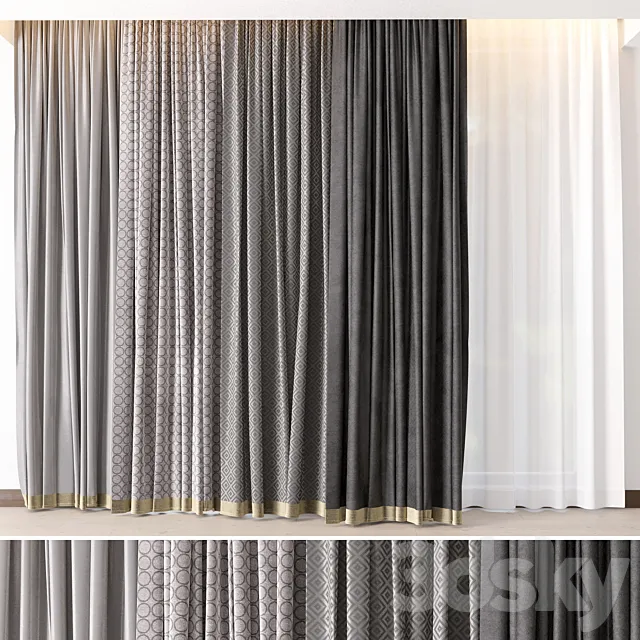 Hadi Curtains 19 3ds Max