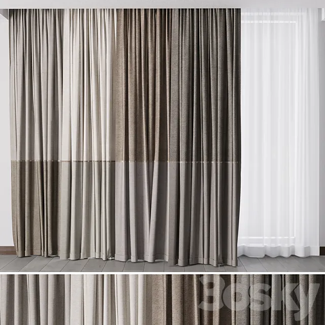 Hadi Curtains 30 3DS Max Model