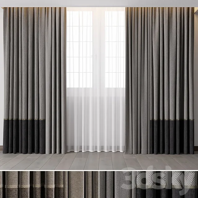 Hadi Curtains 35 3DS Max Model