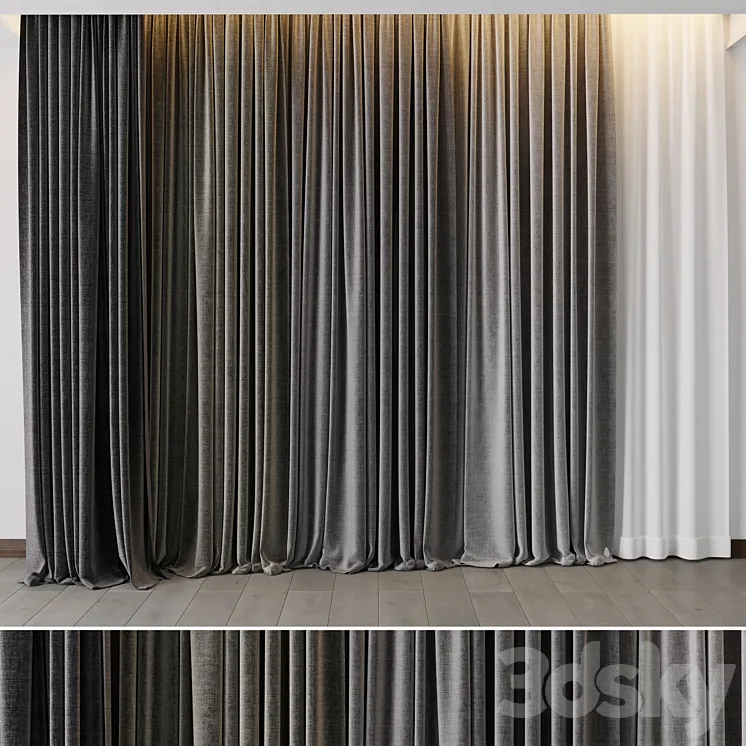 Hadi Curtains 41 3DS Max