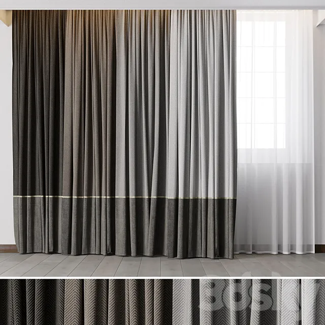 Hadi Curtains 49 3DS Max Model