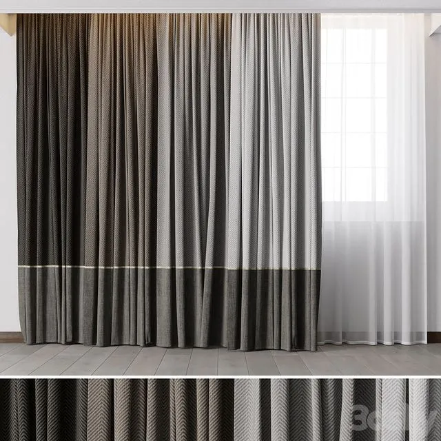 Hadi Curtains 49 3dsMax Model