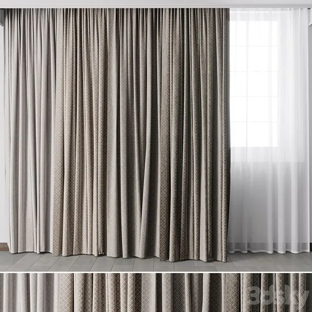 Hadi Curtains 52 3dsMax Model