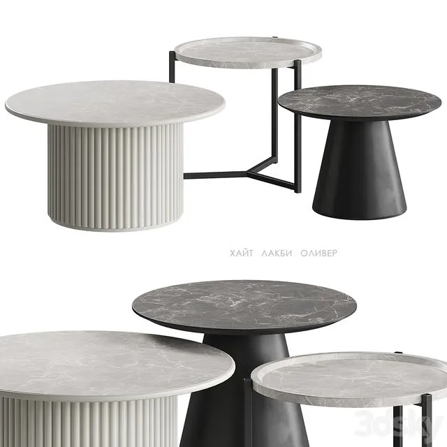 Haight Lucky Oliver tables 3dsMax Model