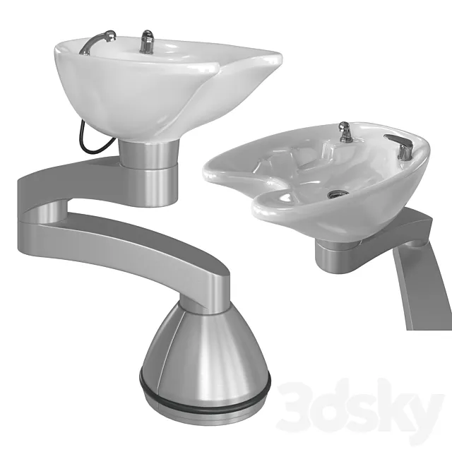 Hairdresser Wash Basin 3ds Max