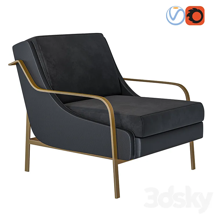 Halden Lounge Chair Rove Concept 3DS Max