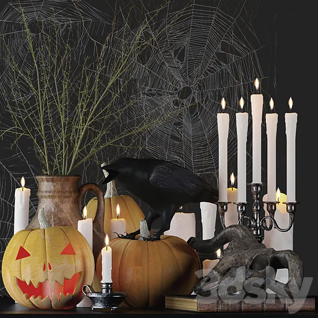 Halloween set 3ds Max