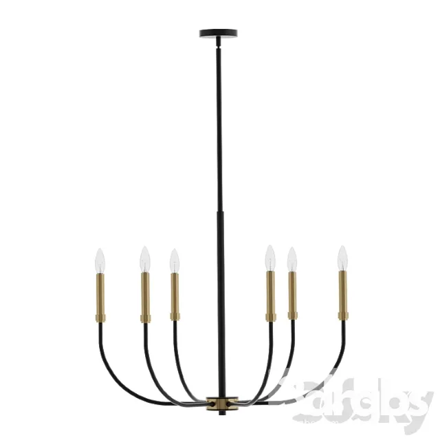 Hallum 6 light candle style classic chandelier