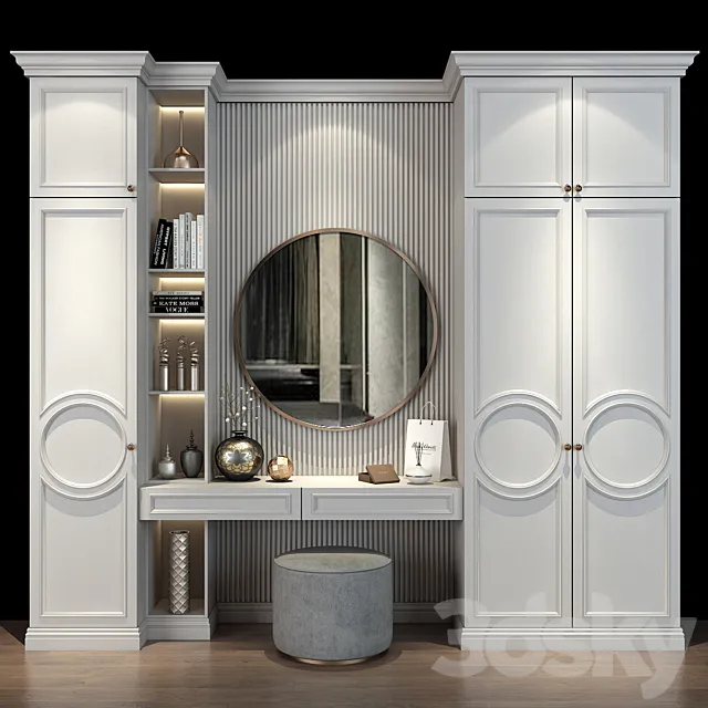 Hallway | Furniture cabinet | set 390 3ds Max