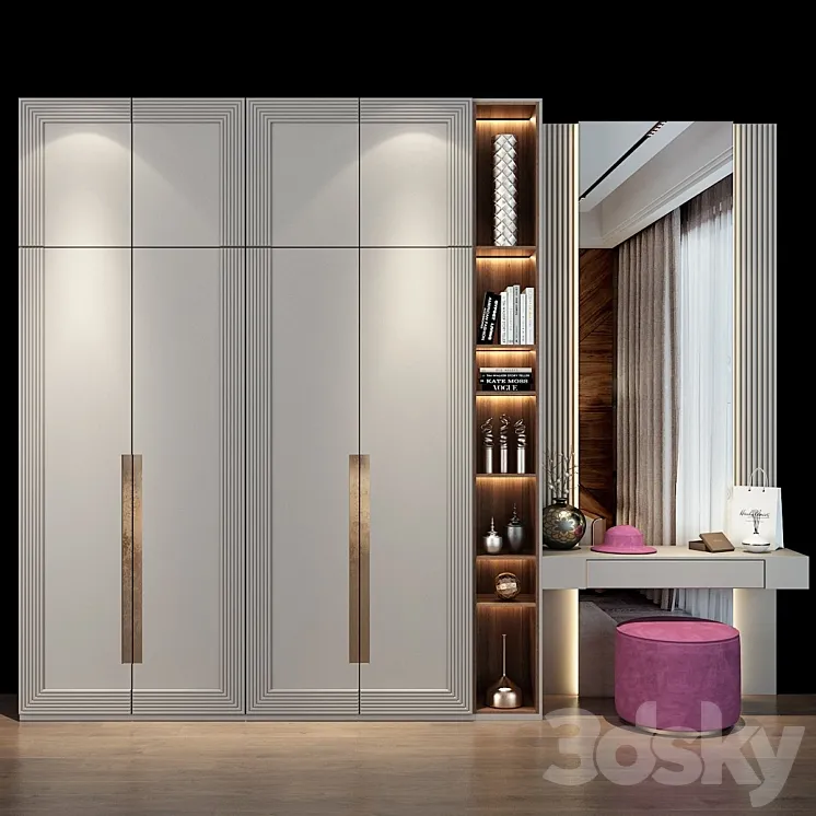 Hallway | Furniture cabinet | set 481 3DS Max