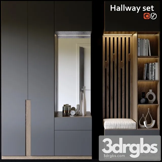 Hallway Modern Set 3dsmax Download