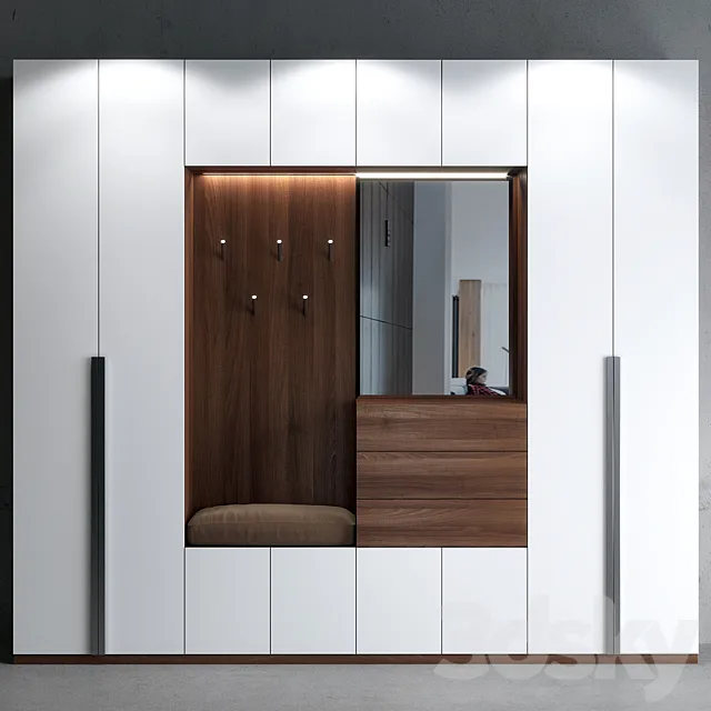 Hallway- storage 02 3ds Max