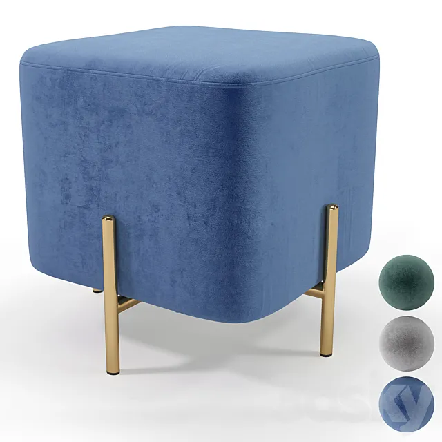 Halmar Corno pouf 3ds Max