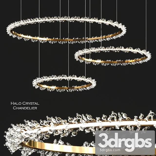 Halo Crystal Chandelier by Manooi 3dsmax Download