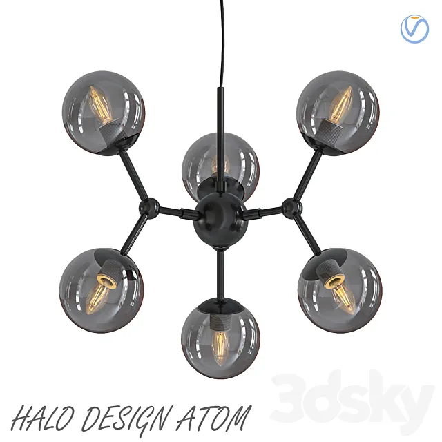 Halo Design Atom 3DS Max Model