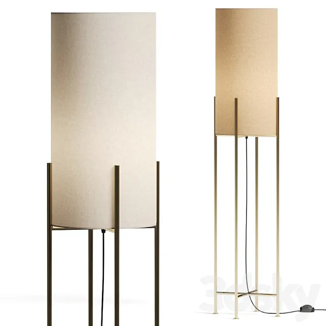 Hamilton Conte Genova Floor Lamp 3DS Max Model