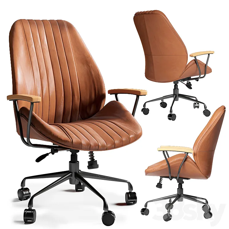 Hamilton Office Chair 3DS Max