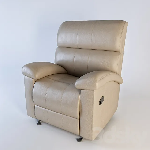 Hamilton Rocker Recliner 3DS Max Model