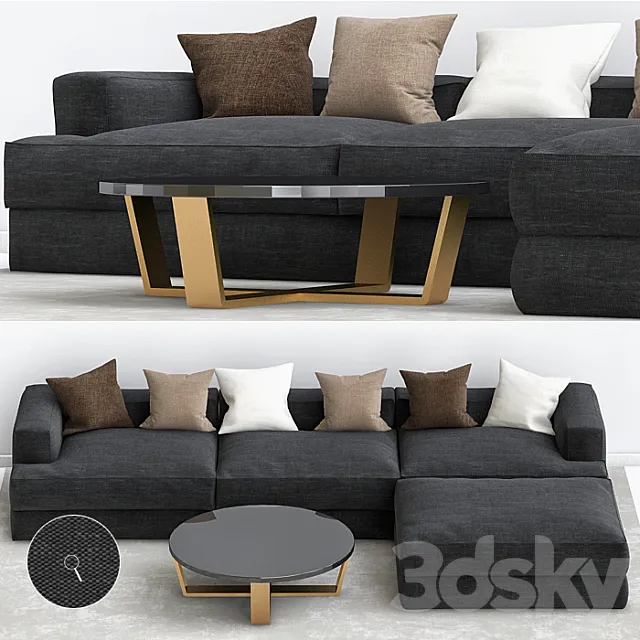 hamilton Sofa 3ds Max