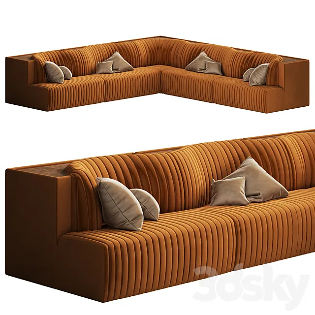 Hamish Modular Corner Sofa 3dsMax Model