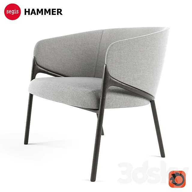 HAMMER | Armchair 3DSMax File