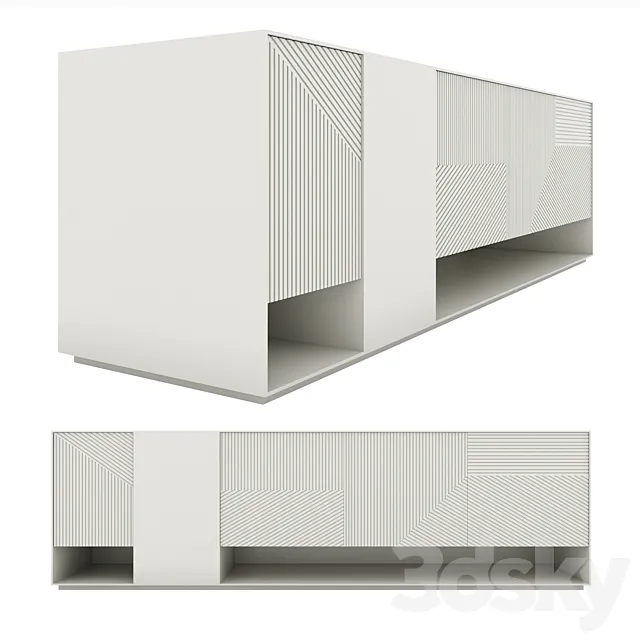 Hampden media console mr4555 3DSMax File