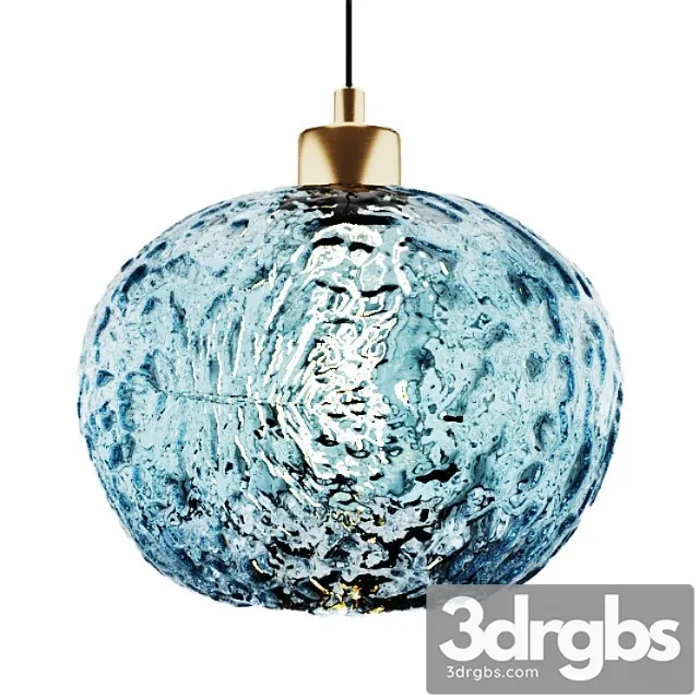 Hand blown rustic seeded glass light 3dsmax Download