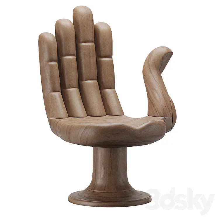 Hand Chair By Pedro Friedeberg 3DS Max Model