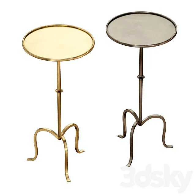 Hand-Forged Martini Table By Visual Comfort 3ds Max