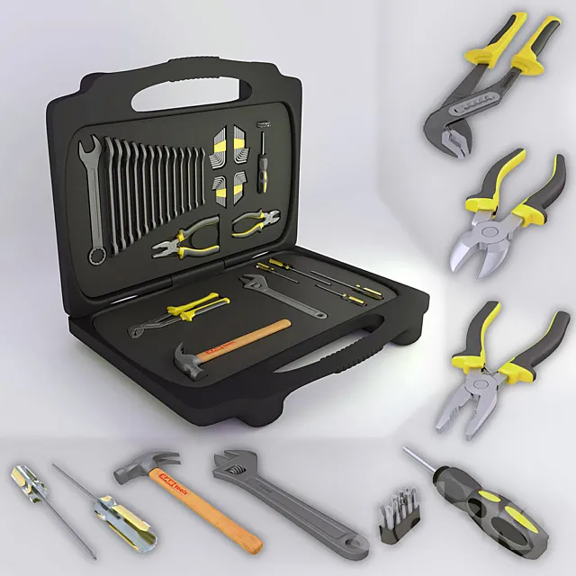 Hand tool set 3ds Max