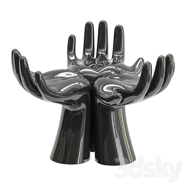 Hands vase 3DS Max Model