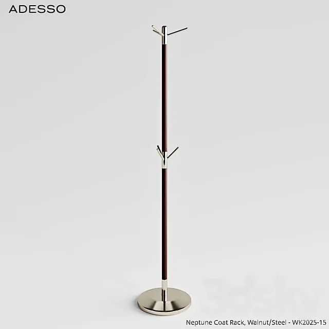 Hanger Adesso Neptune Coat Rack 3DS Max Model