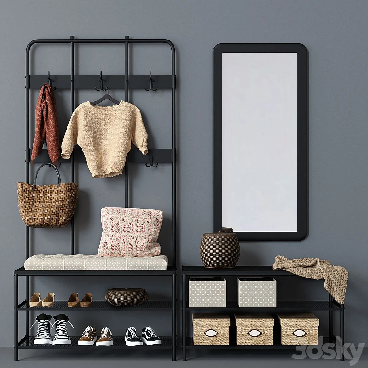 Hanger Ikea Pinning 3dsMax Model