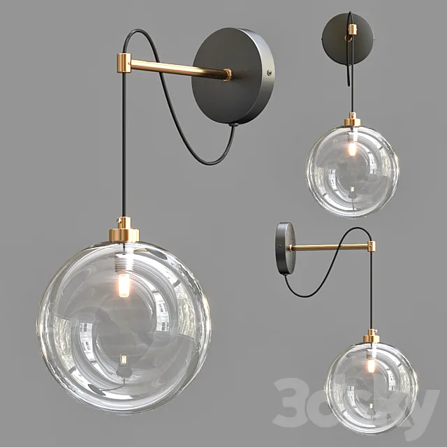 Hanging Ball Sconce 3DSMax File