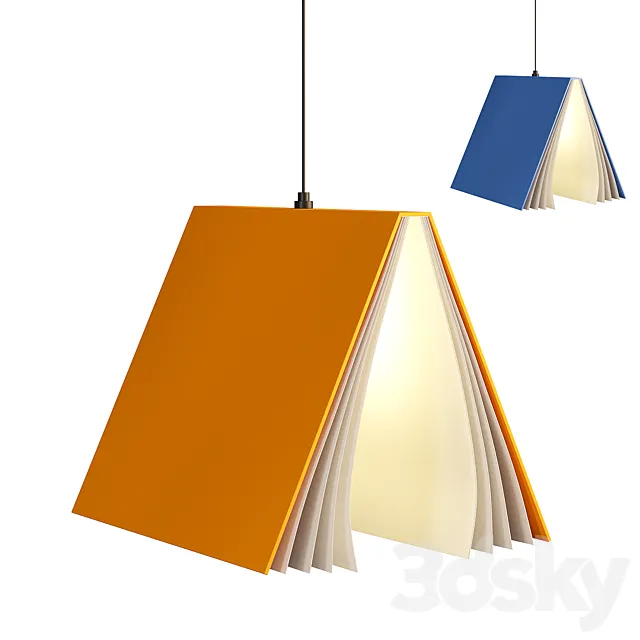 Hanging Books 3DS Max Model