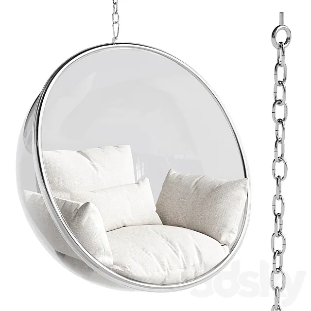 Hanging Bubble Armchair 3ds Max