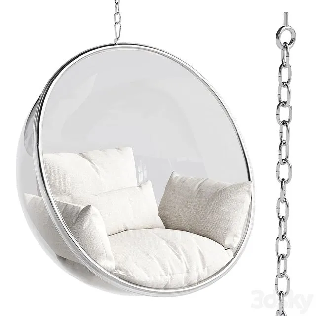 Hanging Bubble Armchair 3dsMax Model