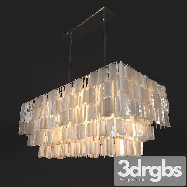 Hanging capiz chandelier 3dsmax Download