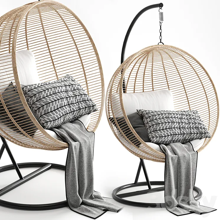 Hanging chair 3DS Max