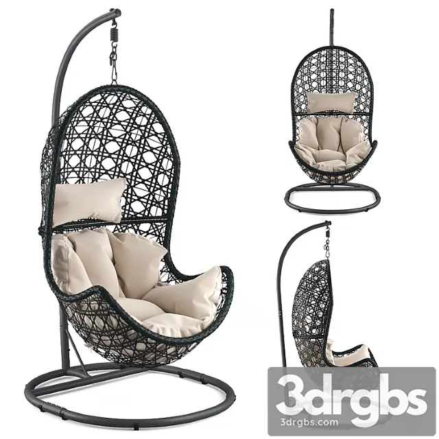 Hanging chair brayden studio abrams hanging egg chair