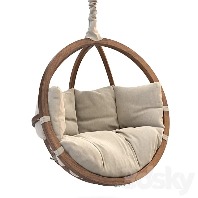 Hanging chair DeepLounge 3ds Max
