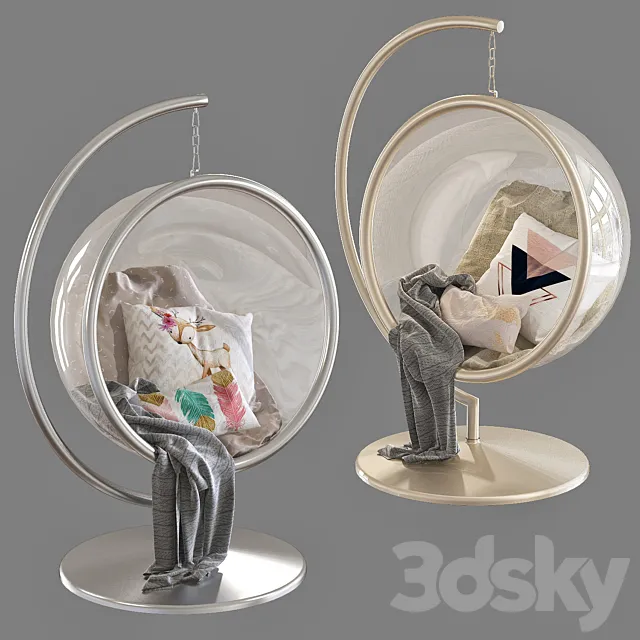 Hanging chair for children 3ds Max